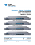 Datacom Systems VS-1200 Series Specifications