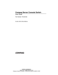 Compaq Switch 6 User guide