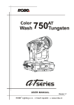 Robe Color Wash 750 AT Tungsten Specifications