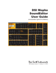 Dave Smith Instruments Mopho SE User guide