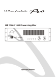Wharfedale Pro DW-Series Specifications