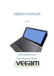 vSphere 5 AutoLab