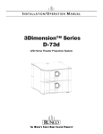 Runco 3DIMENSION D-73D Specifications
