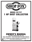 Shop fox W1727 Specifications