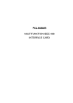 Advantech PCL-848A/B User`s manual