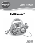 VTech KidiKaraoke User`s manual