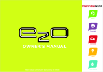 Mahindra Reva E2O Owner`s manual