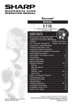 Sharp R-216L Specifications