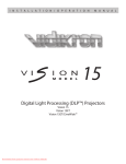 Vidikron Vision v120 Specifications