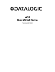 Datalogic A30 Instruction manual