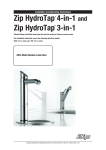 Zip HydroTap Operating instructions