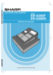 Sharp ER-A280N Instruction manual