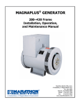Marathon Electric Magna Plus 280-430 Frame Specifications