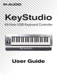 M-Audio KeyStudio User guide