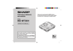 Sharp MDSR60S - Minidisc Player/Recorder Specifications