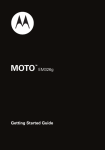 Motorola MOTO EM326g User`s guide
