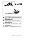 Weed Eater DAHT 22 Instruction manual