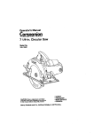 COMPANION 320.10831 Operator`s manual