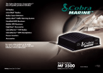 Cobra Marine MF2500 Owner`s manual