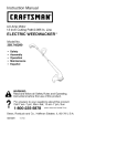 Craftsman 358.745290 Instruction manual