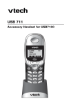 VTech USB711 User`s manual