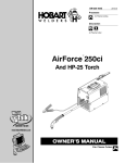 Miller Electric OM-230 Owner`s manual