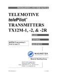 Magnetek Telemotive TR12 inteleSmart System information