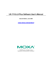 Moxa Technologies UC-7112 LX Plus User`s manual