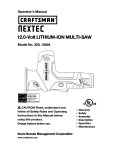 Craftsman NEXTEC 320.30565 Operator`s manual