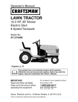 Craftsman 917.275350 Operator`s manual