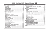 Cadillac 2004 XLR Specifications