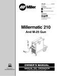 Miller Electric HWY-210 Owner`s manual