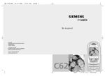 Siemens C62 User guide