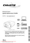 Christie 103-008100-01 User`s manual