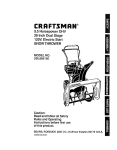 Craftsman 536.886150 Operating instructions