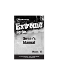 Magnadyne EXTREME X7 Owner`s manual