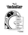 Whirlpool RF302BXY Specifications