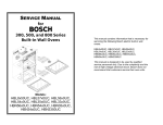 Bosch HBL56 Service manual