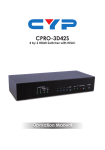 Cypress CPRO-3D42S Specifications