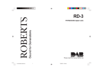 Roberts RD-3 Specifications