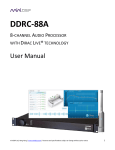 miniDSP NANOAVR DL User manual