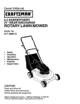 Craftsman 917.388013 Owner`s manual