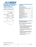 American Dynamics SpeedDome Ultra VI Specifications