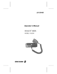 Ericsson EDACS MDX Operator`s manual