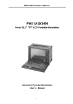 Advantech PWS-1409 User`s manual