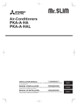 Mitsubishi Electric PKA-A.HAL Installation manual