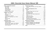 Chevrolet 2006 Aveo Specifications