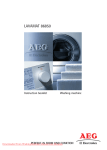 AEG LAVAMAT 86850 Instruction manual