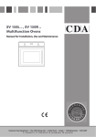 CDA SV 150R Specifications