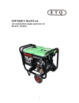 ETQ DG6LE Owner`s manual